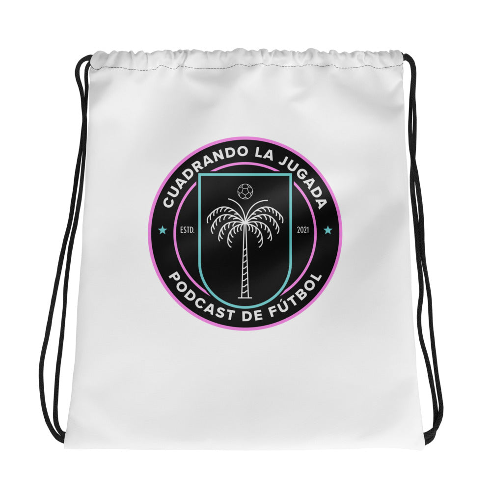 CLJ Badge Drawstring bag