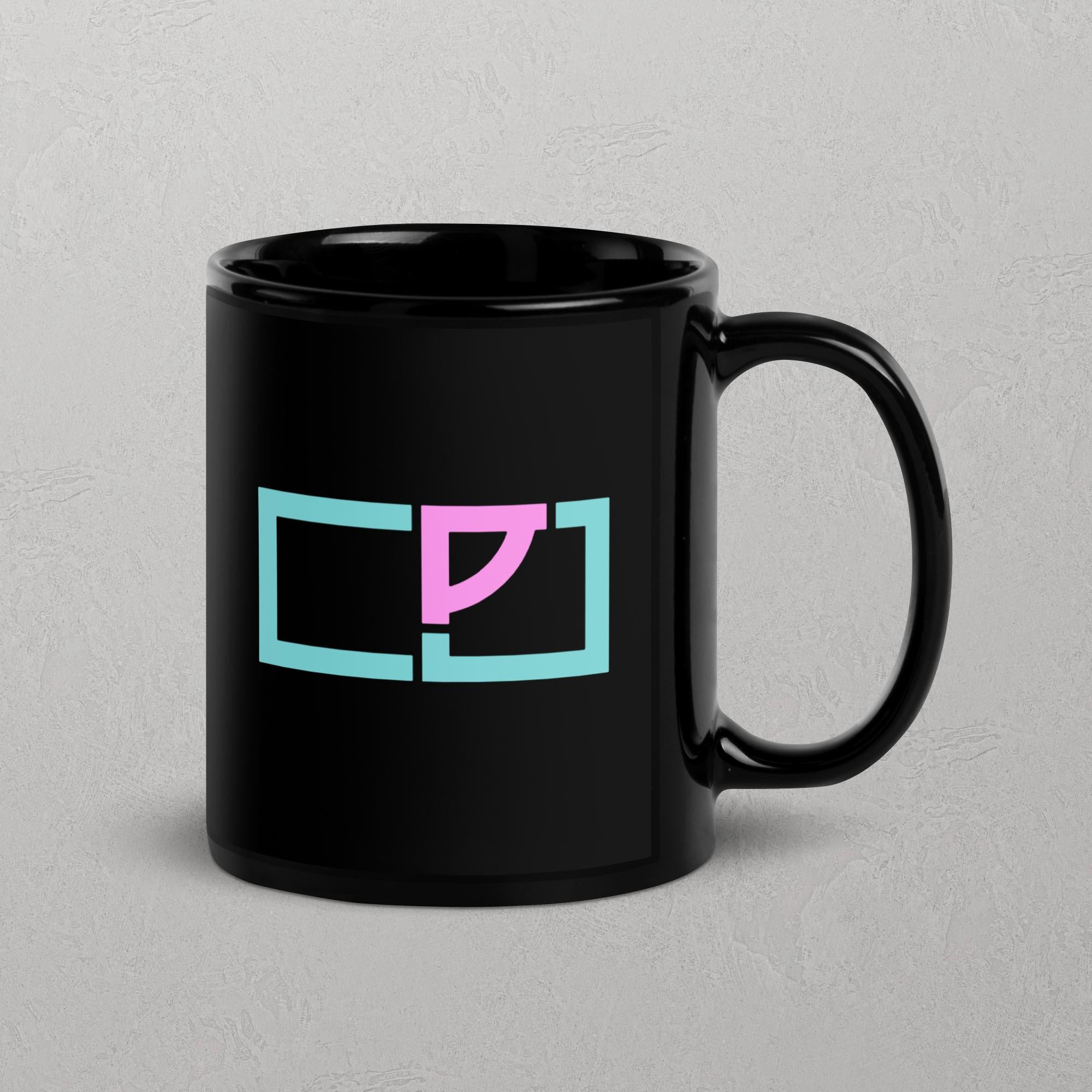 CLJ Logo Black Glossy Mug