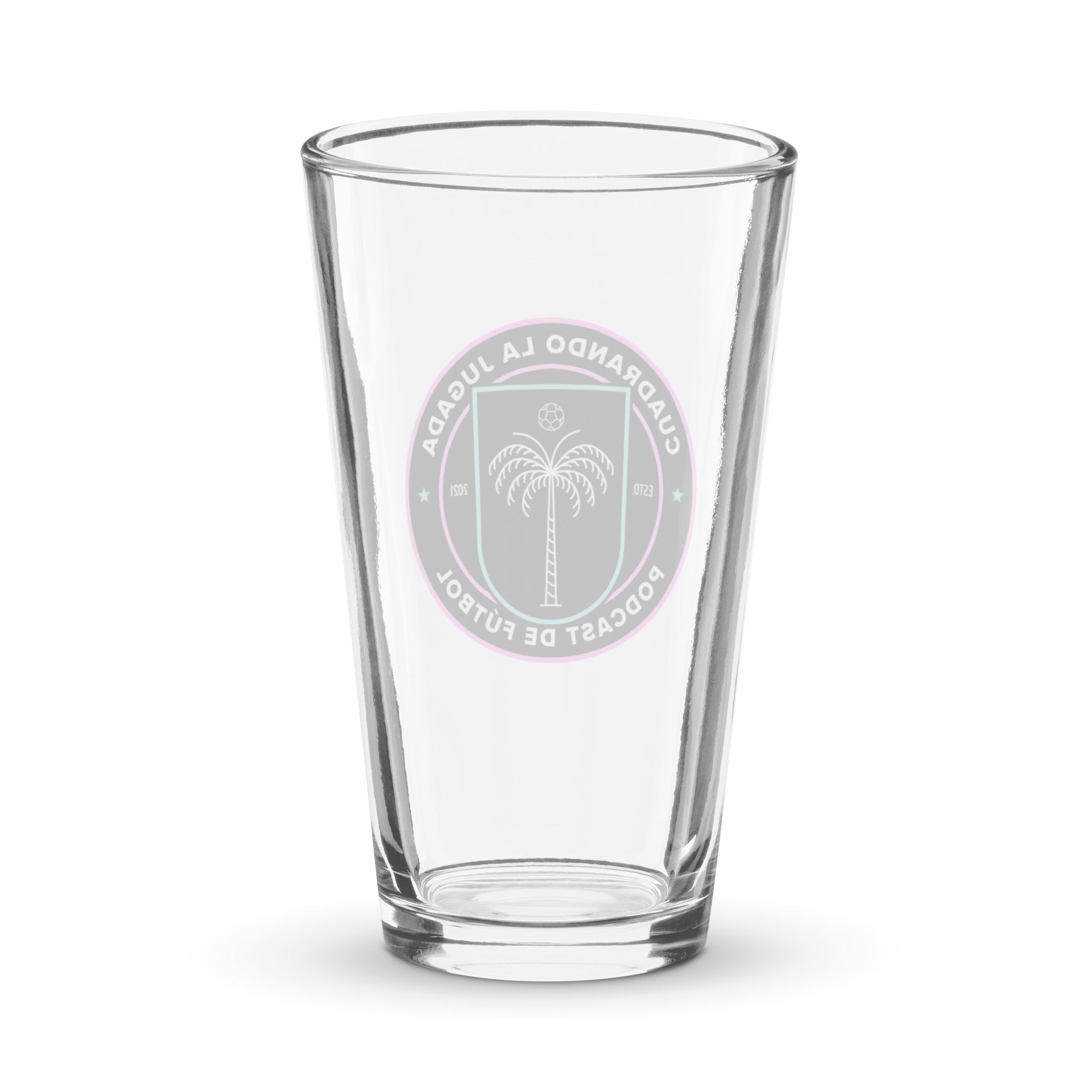 CLJ Badge Shaker pint glass