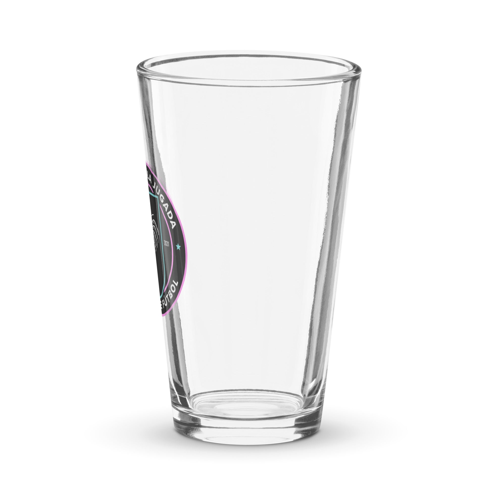 CLJ Badge Shaker pint glass