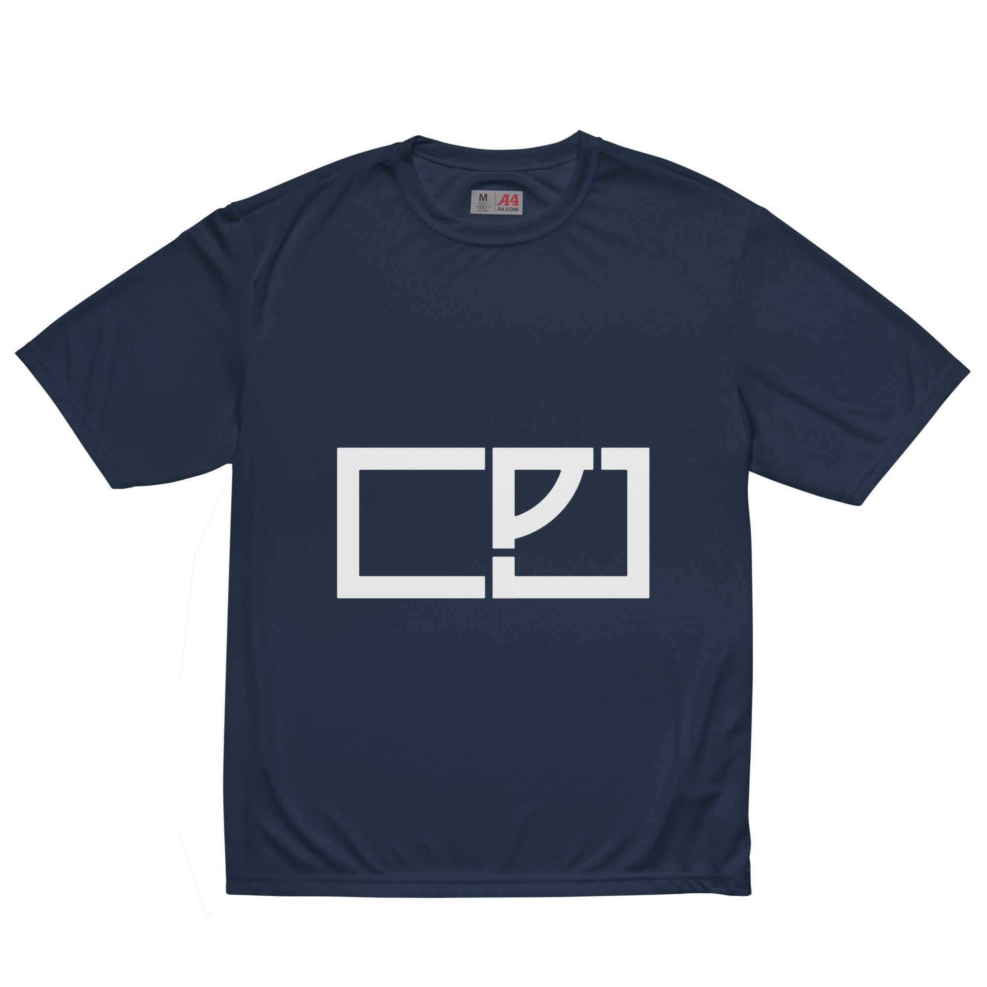 CLJ Logo White Unisex performance crew neck t-shirt