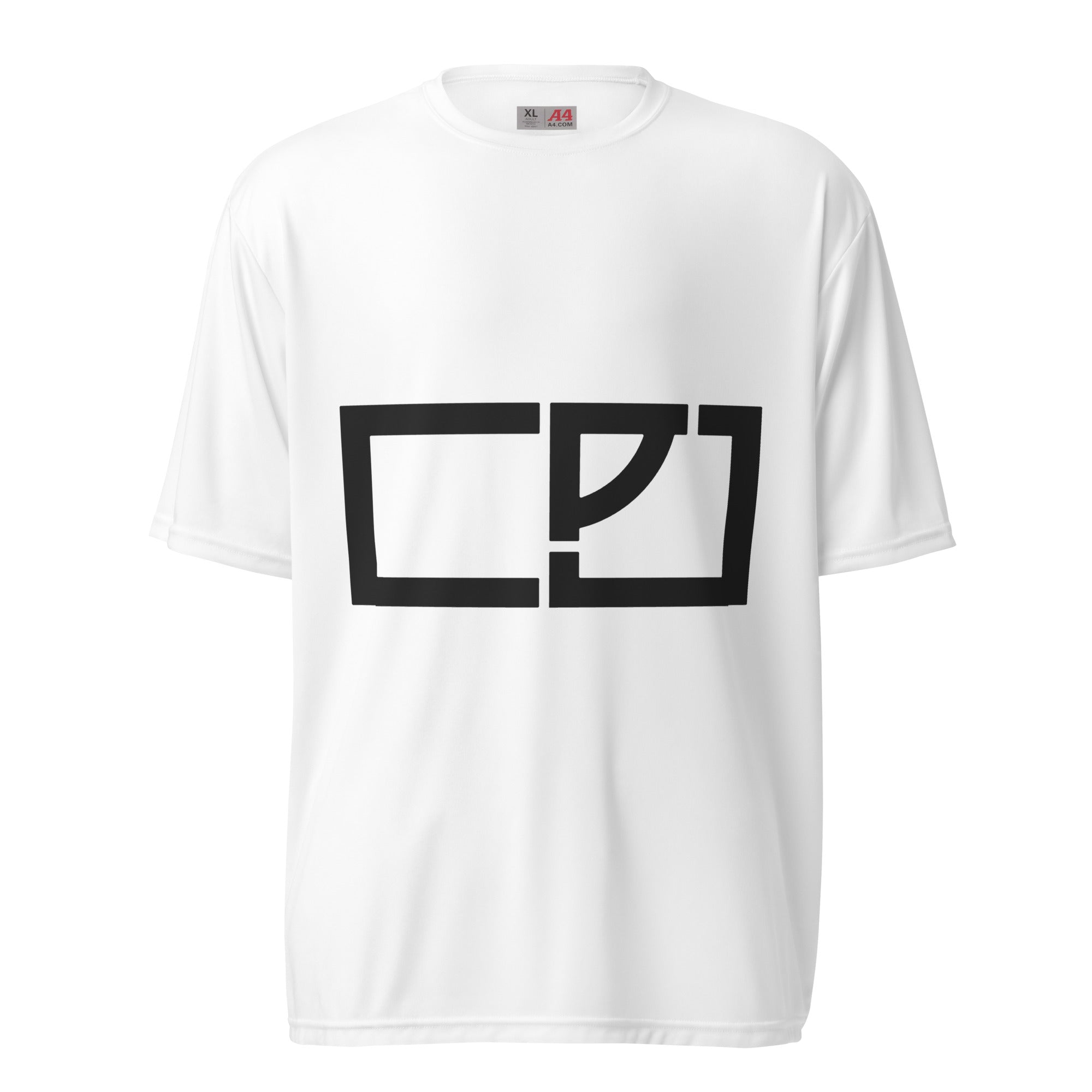 CLJ Logo Black Unisex performance crew neck t-shirt